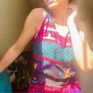 Vintage Patterned Women's dress